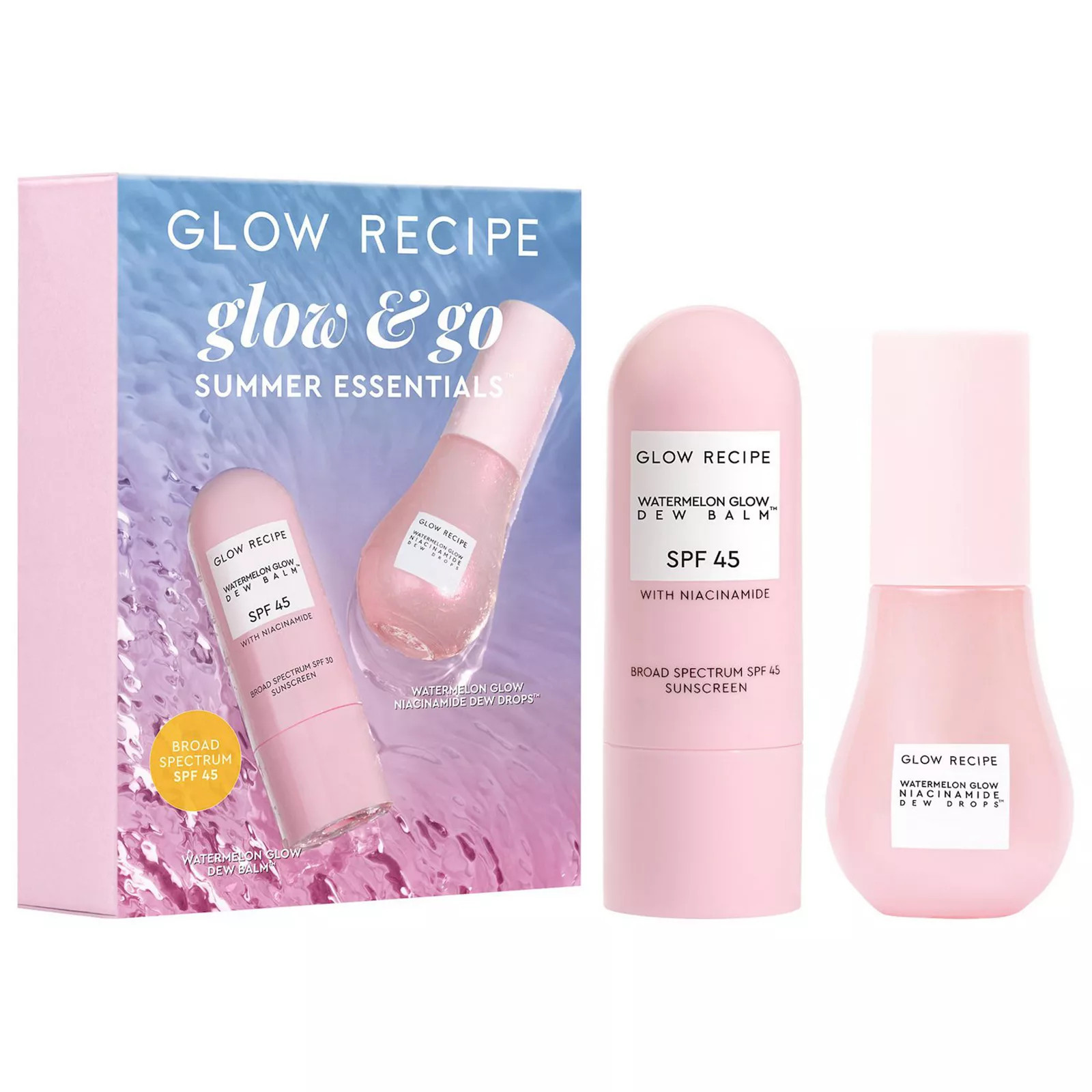 Glow Recipe Glow & Go Summer Essentials Kit with Niacinamide, None | Kohl's