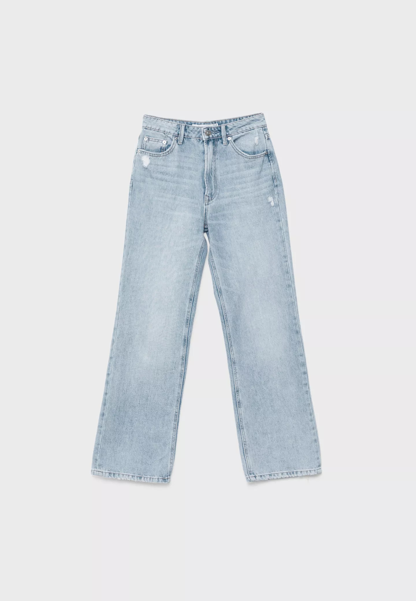 Straight Fit Jeans mit weitem Bein D92 | Stradivarius DE