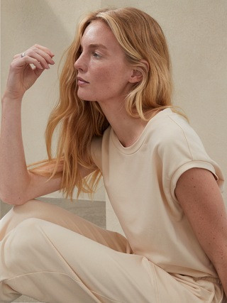 Petite Baby Terry Jumpsuit | Banana Republic (US)