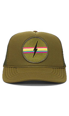 Friday Feelin Electric Hat in Olive from Revolve.com | Revolve Clothing (Global)