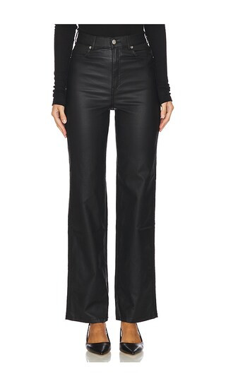 Moxy Straight Pant in Black Metal | Revolve Clothing (Global)