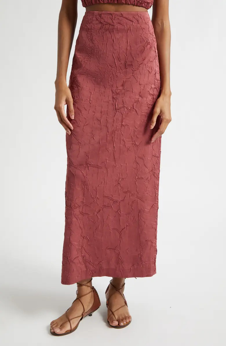 Ulla Johnson Inez Texture Maxi Skirt | Nordstrom | Nordstrom