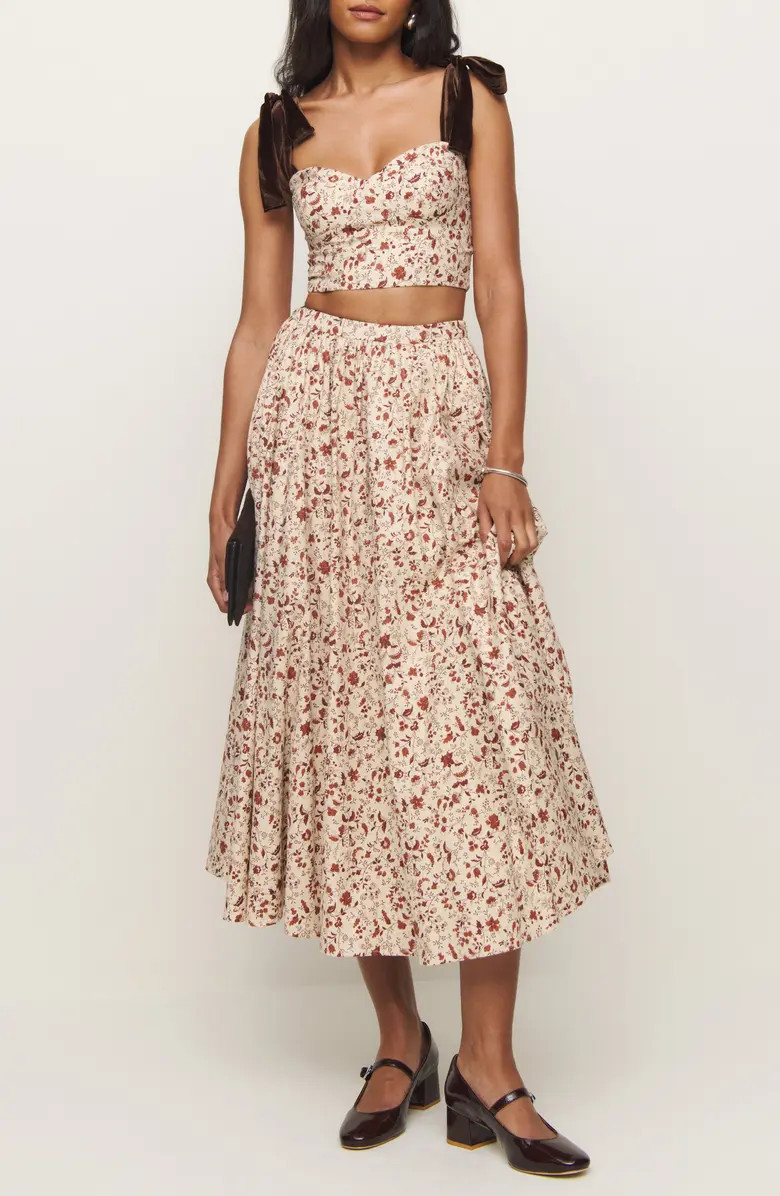Reformation x Kacey Musgraves Magnolia Tank & Midi Skirt Set | Nordstrom | Nordstrom