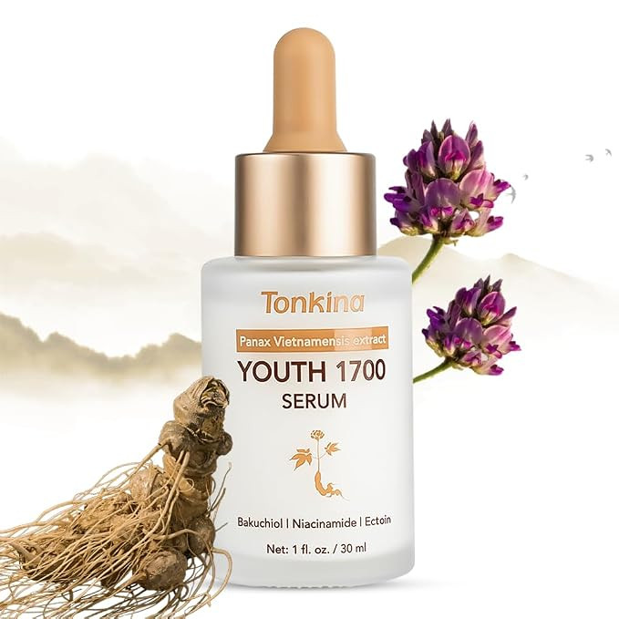 Youth 1700 Bakuchiol Serum with Tranexamic Acid, Niacinamide, Hyaluronic Peptides & Vietnamses Gi... | Amazon (US)