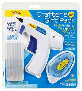 AdTech™ Mini Glue Gun Gift Pack: 1 Gun - 10 Glue Sticks - Craft Tape Roll | Michaels Stores