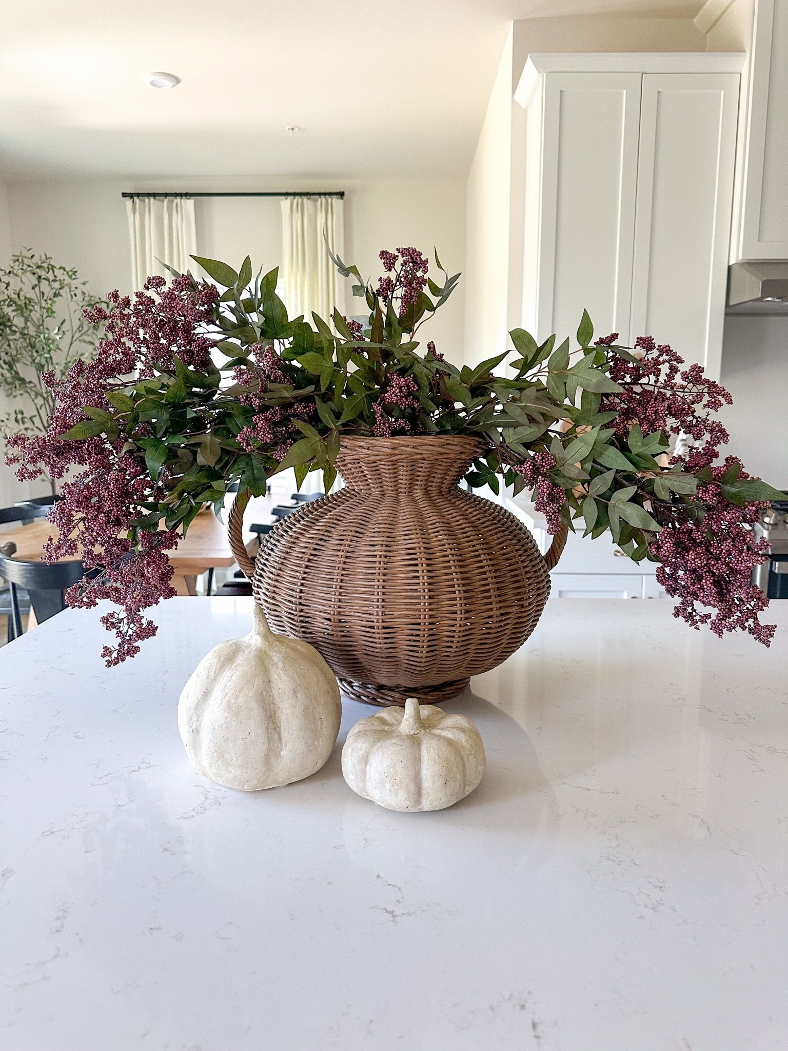 These plum berry stems are back in stock! 
#fallstems #fallflorals #berrystems #falldecor

#LTKHome #LTKSeasonal