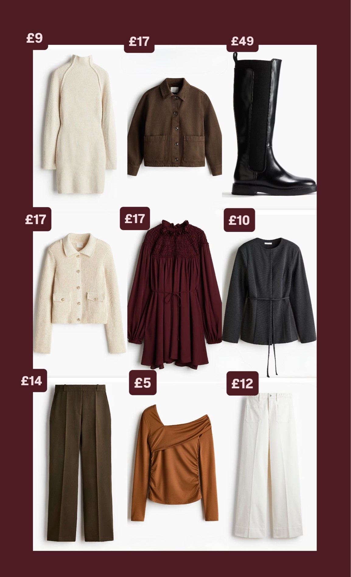 H&M sale is SO SO good! Lots of fab autumn winter bits