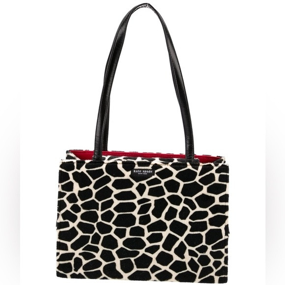 Kate Spade Vintage Y2K Faux Fur Animal Print Tote Bag | Poshmark