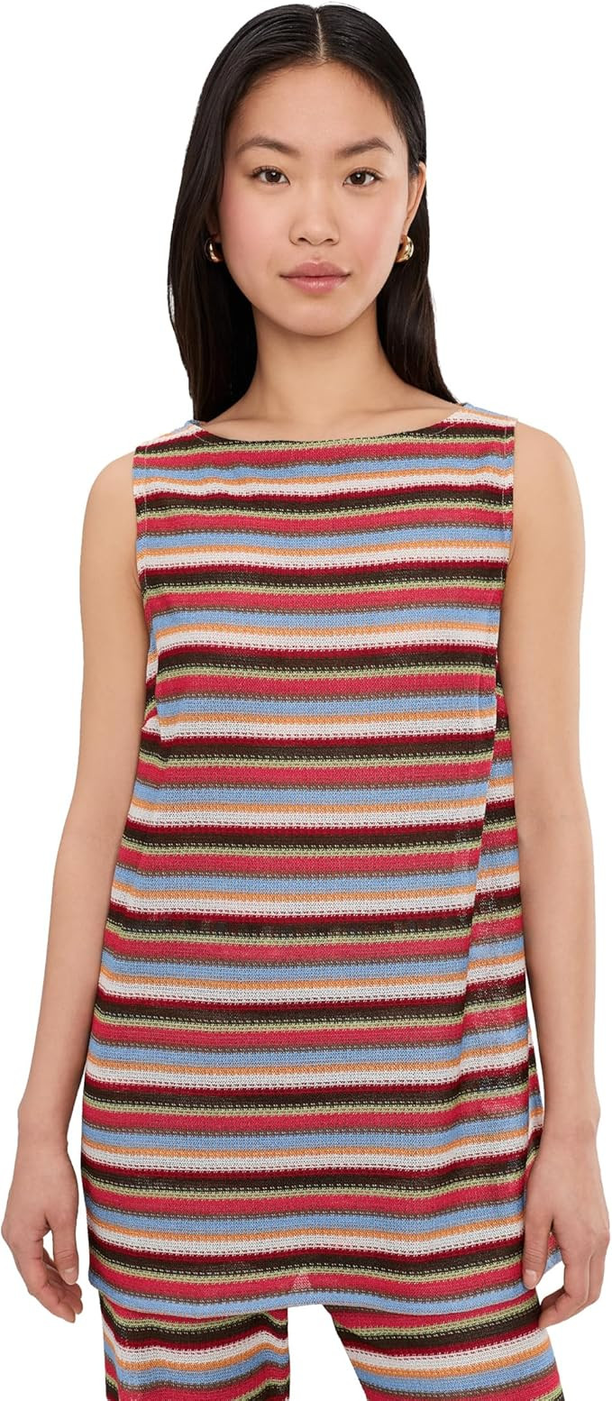 Show Me Your Mumu Womens, Kenny Tunic Sunkissed Stripe Knit, X-Large | Amazon (US)
