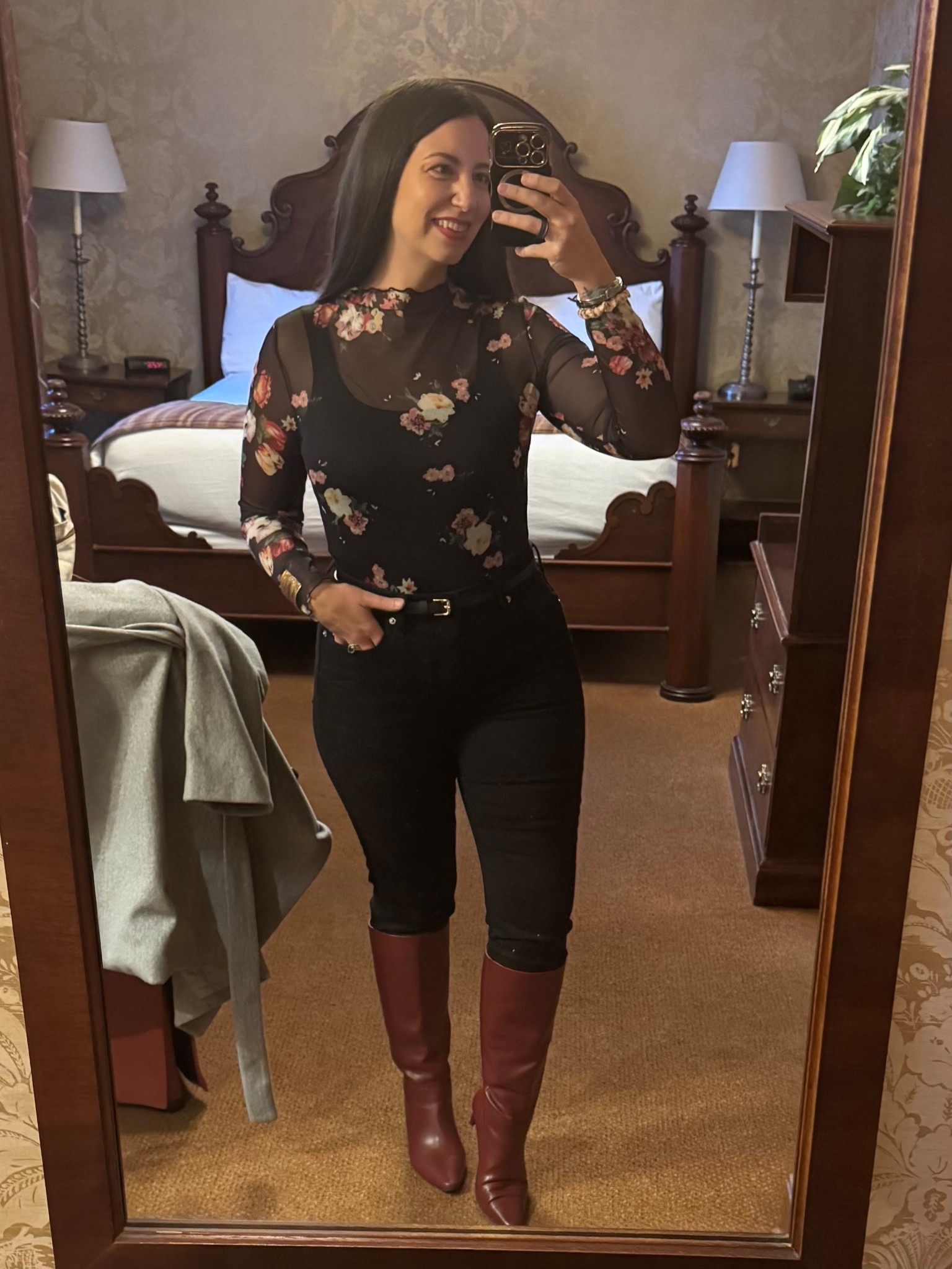 What I wore when going out with friends. I am wearing size 10 in pants. 

#LTKMidsize #LTKootd