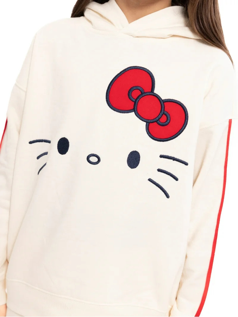 Wonder Nation Hello Kitty Baby and Toddler Girls Printed Graphic Hooded Sweatshirt, Sizes 12M-3T | Walmart (US)