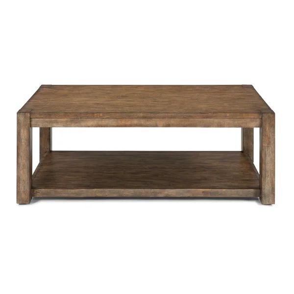 Boulder Rectangular Coffee Table With Casters | Wayfair North America