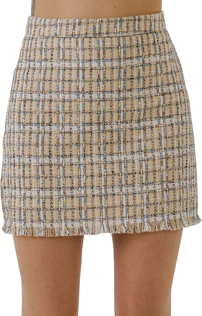 English Factory Tweed Miniskirt | Nordstromrack | Nordstrom Rack