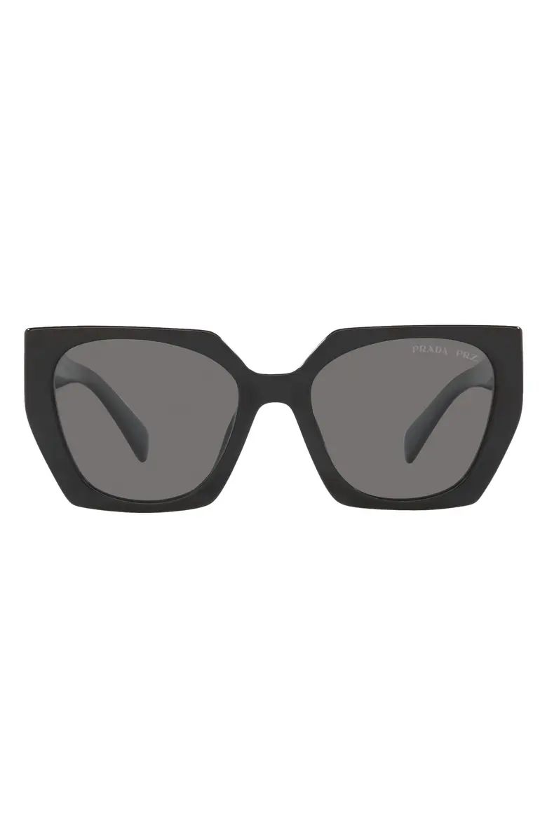 Prada 54mm Polarized Irregular Sunglasses | Nordstrom | Nordstrom