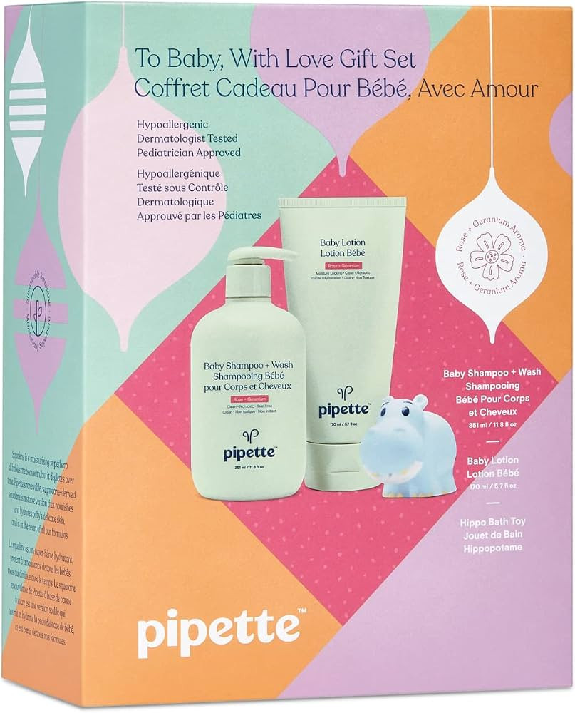 to Baby, with Love Gift Set - Calming Bathtime Duo, Wash Tear-Free and Moisturize Set with Renewa... | Amazon (US)