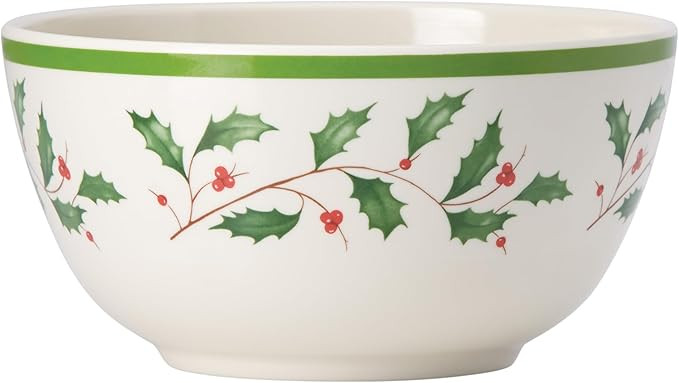 Lenox 870016 Holiday Melamine 4-Piece All-Purpose Bowl Set, Christmas Dinnerware, Hosting | Amazon (US)