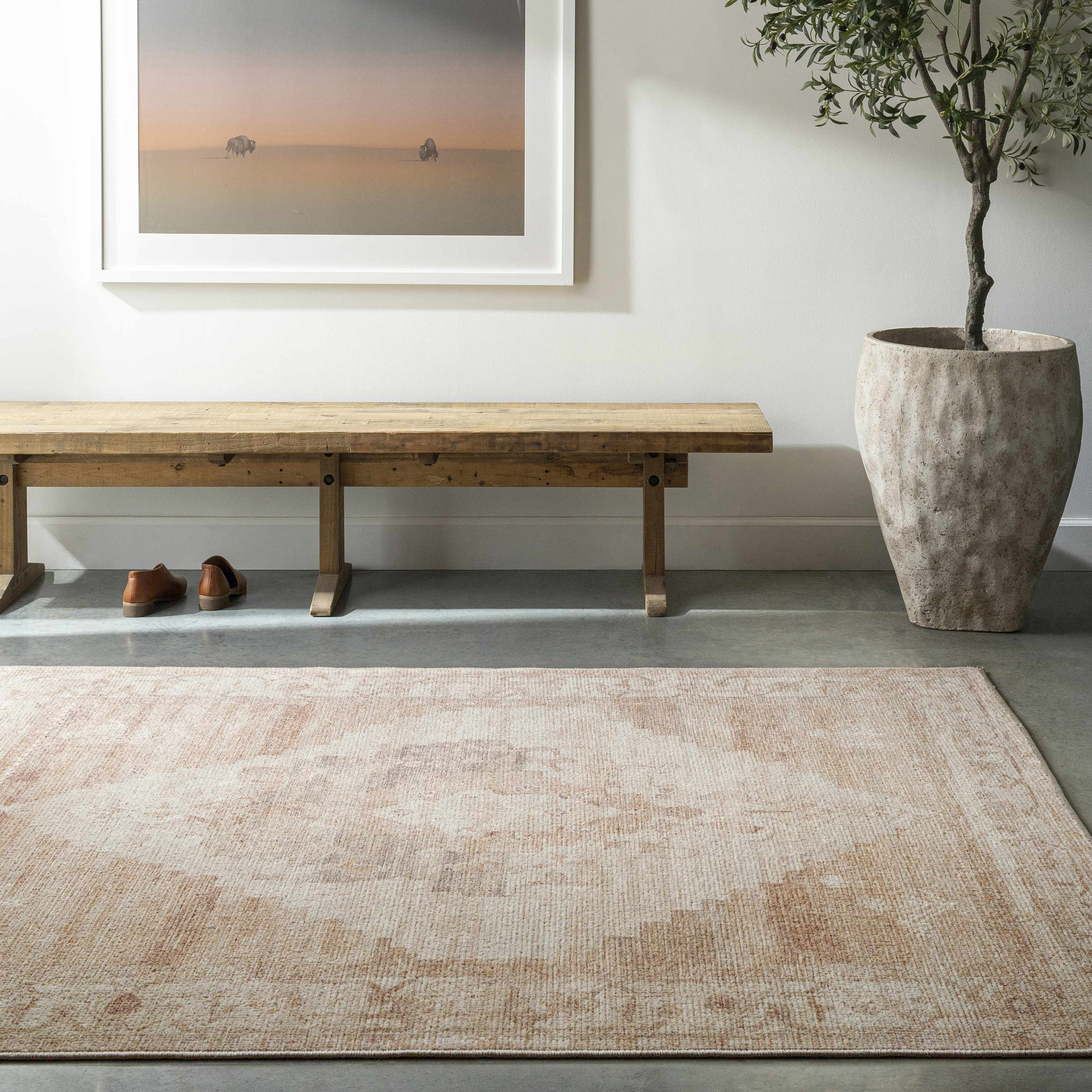 Luca Medallion Dusty Pink - Livabliss x Becki Owens | Boutique Rugs