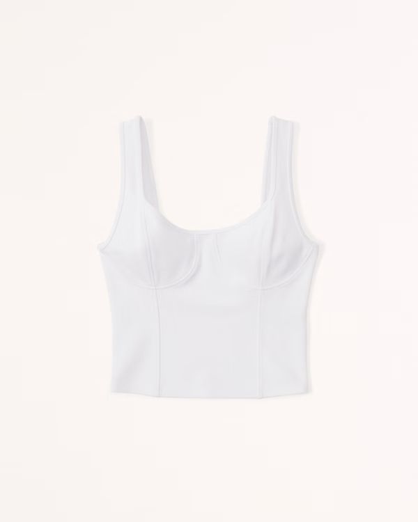 Ponte Corset Top | Abercrombie & Fitch (US)