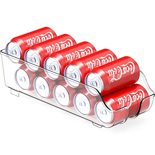 Simple Houseware Can Dispense Refrigerator Organizer Storage,Clear | Amazon (US)