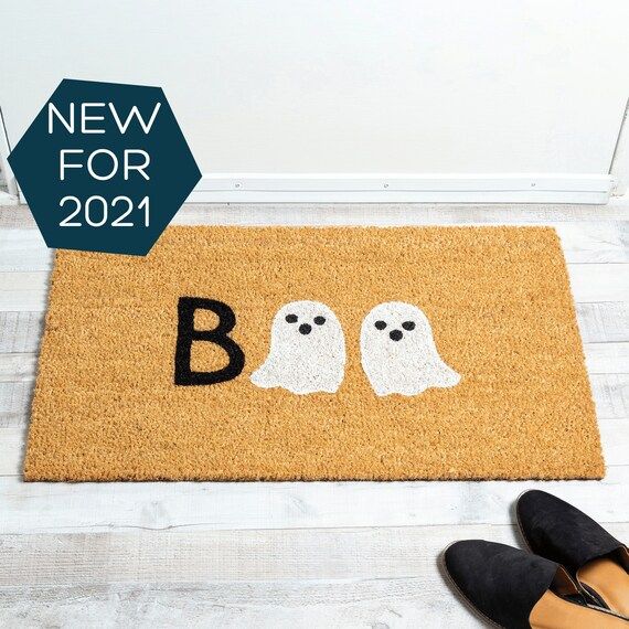 Halloween Doormat / Ghost Doormat / Ghost Decor / Halloween | Etsy | Etsy (US)