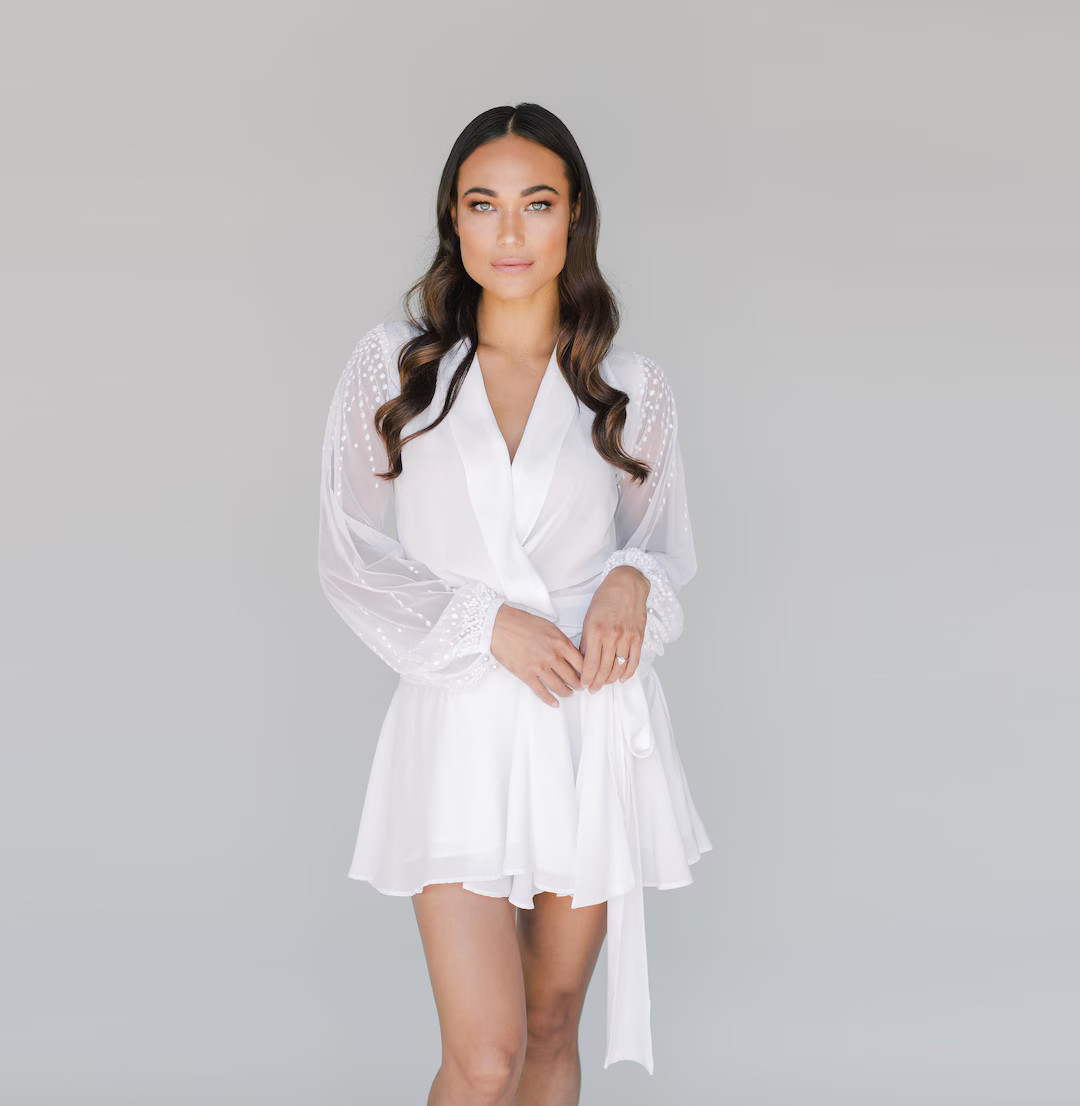 ALANNA ROBE WHITE - Etsy | Etsy (US)