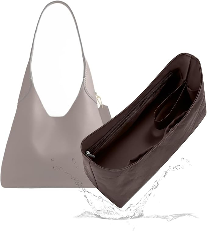 Lightweight Purse Insert, Waterproof Surface and Silky Satin Interior, Fit for Brooklyn 34 (With ... | Amazon (US)