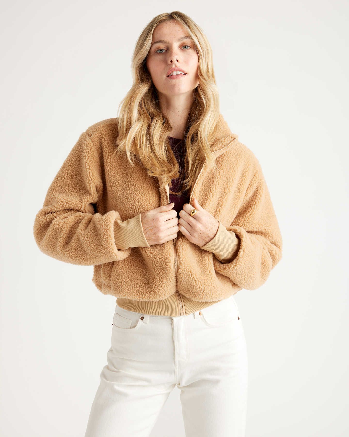 Hooded Sherpa Jacket | Quince