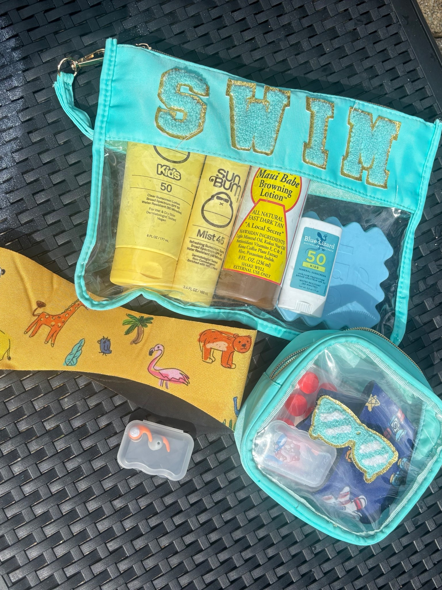 If your kid has tubes or gets frequent ear infections from swimming you need these head wraps for swimming! They help hold their earplugs in and add an extra layer of protection. I have these bags packed in my bogg bag for the summer ready to go! 

#LTKSaleAlert #LTKSwim #LTKKids
