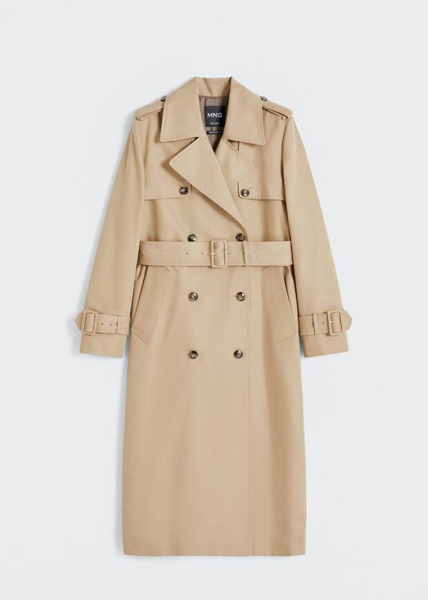 Water-repellent premium trench coat | MANGO (UK)