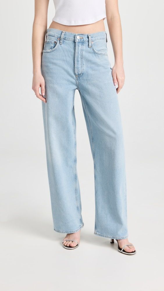AGOLDE Low Slung Baggy 30.5" Jeans | Shopbop | Shopbop