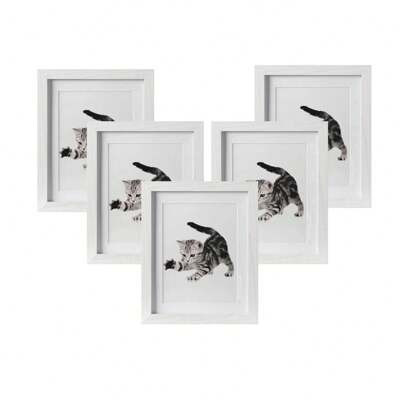 5pcs Picture Frame Made Of HD Plexiglass Designed To Display Pad Hinged Poster Frame For Desktop Display Photo Framed 8x10 Inches | SHEIN