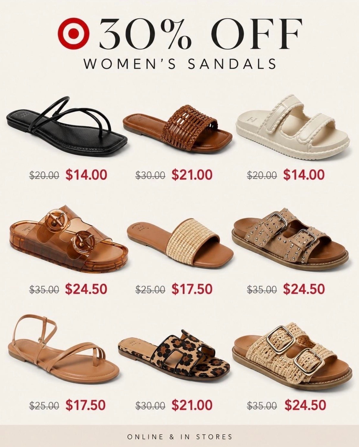 🤍 Target sandals are 30% off—and there are so many cute styles! 🎯👡

#LTKootd #LTKgrwm #LTKSaleAlert