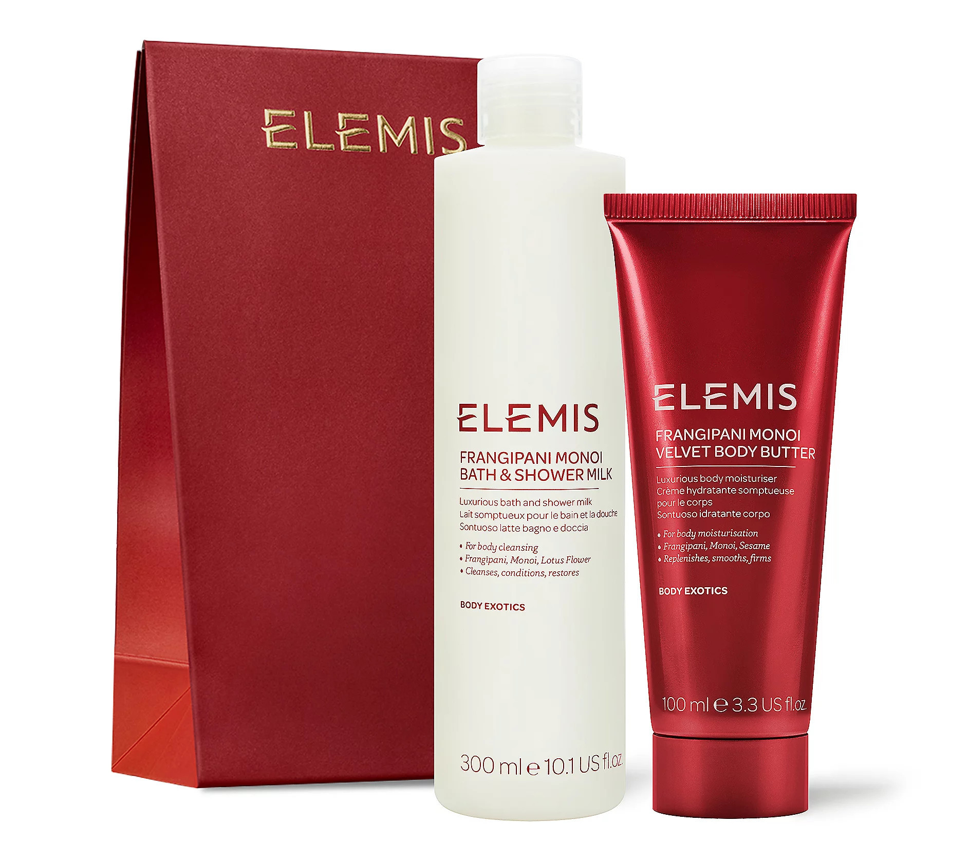 ELEMIS Bath & Shower Milk w/ Velvet Body Butter 2pc w/ Gift Bag | QVC