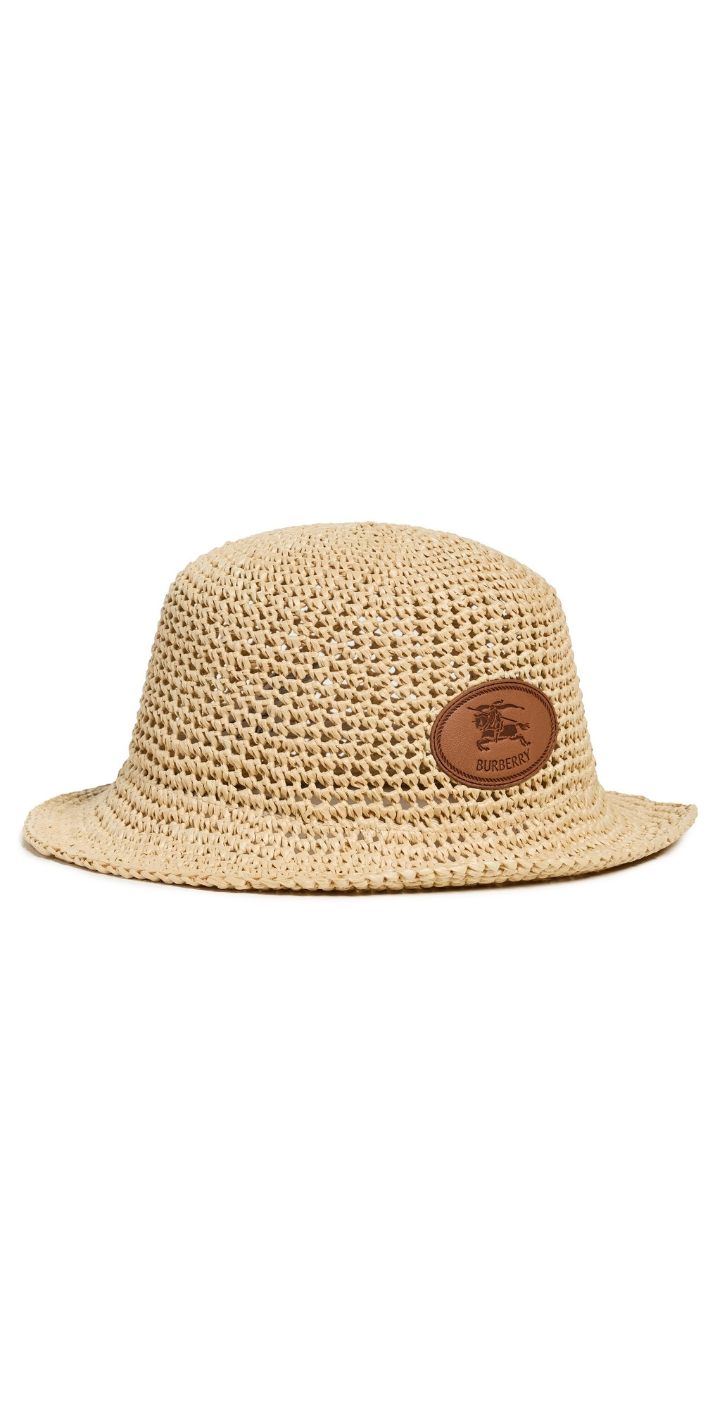 Burberry Crochet Patch Bucket Hat Natural L | Shopbop