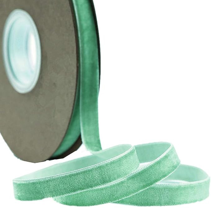 Ribbon for Crafts -Wholesale Bulk 20 Yard 3/8 5/8 1Inch Velvet Ribbon for Gift Package Wrapping F... | Amazon (US)