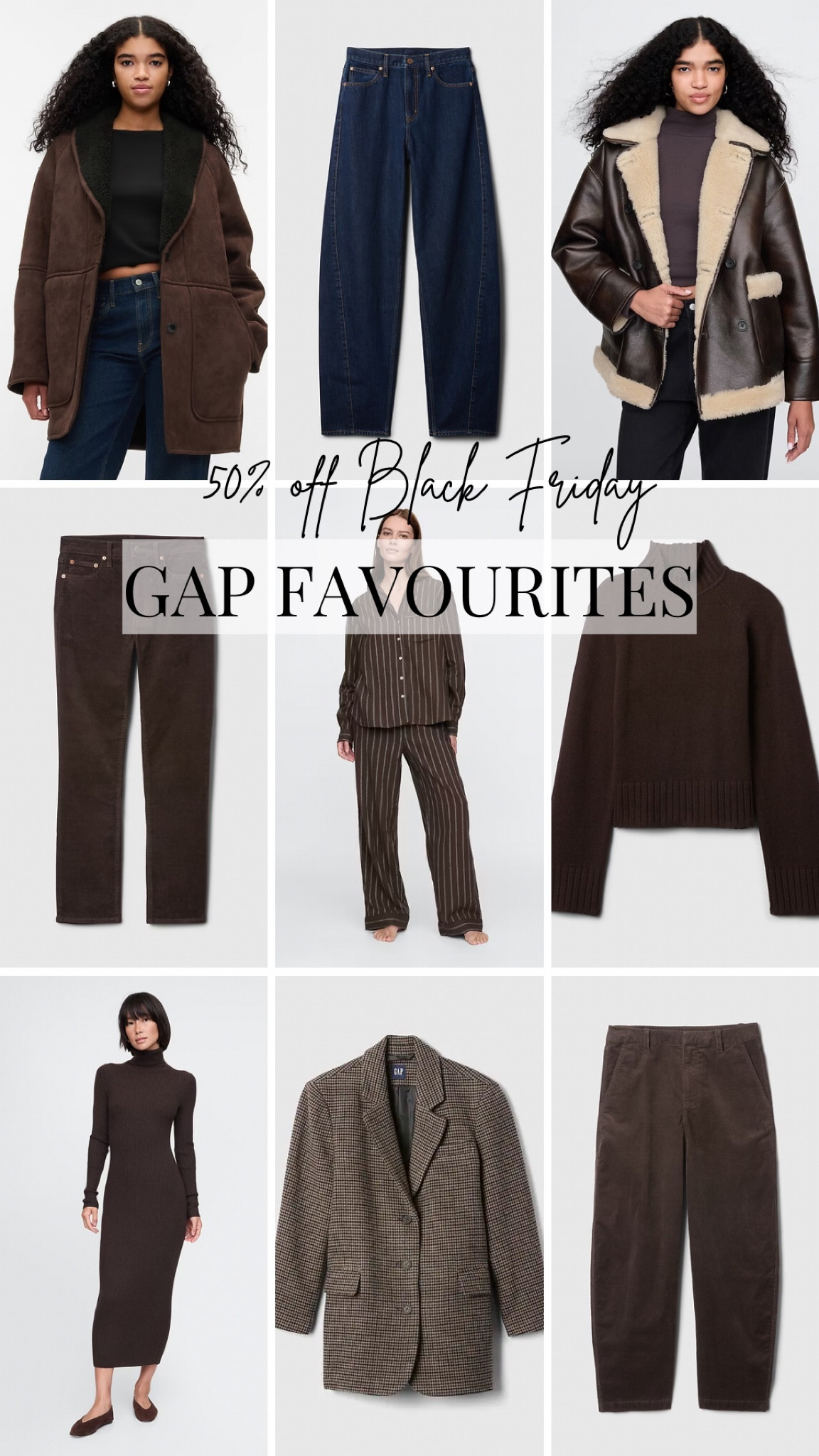 GAP FAVOURITES - 50% off Black Friday

#ad #howyouweargap #gapcanada

@gap @shop.ltk #liketkit 

#LTKFindsUnder100 #LTKSaleAlert #LTKCyberWeek