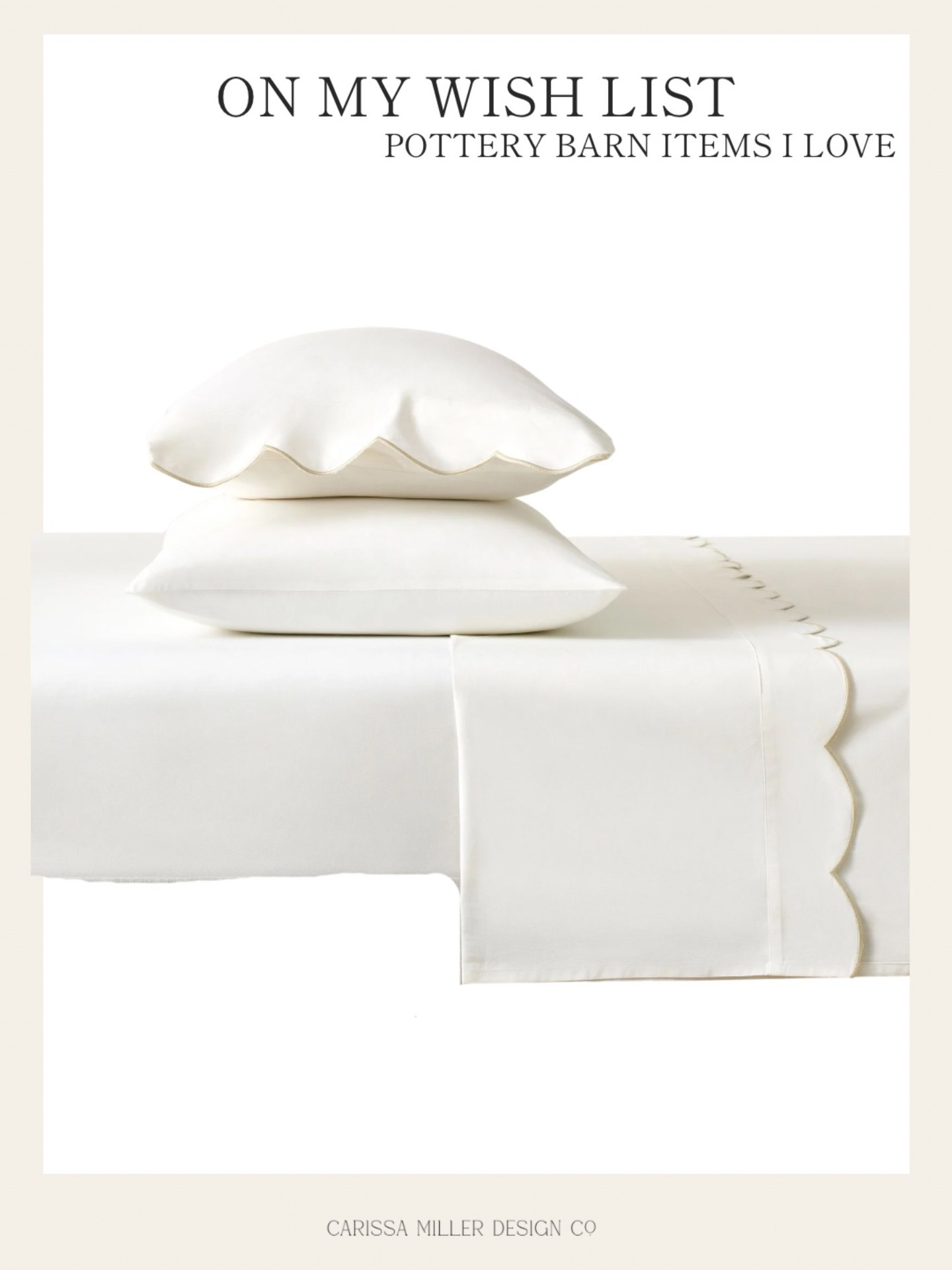 Scallops are all the rage, and this bedding is too cute!