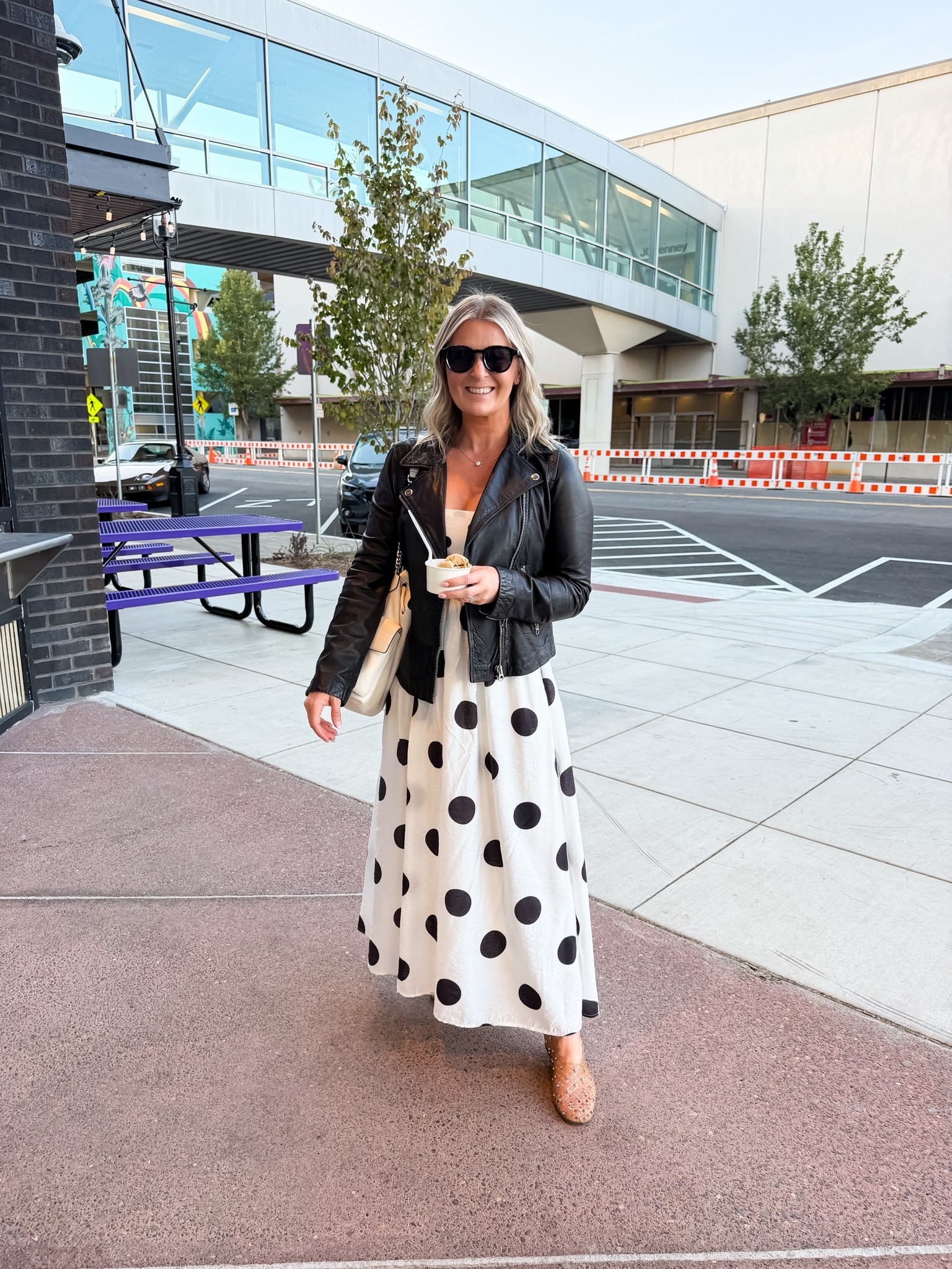So obsessed with this polka dot dress and it’s super affordable. 
Wearing size small
Use code STYLEDBYLUXE20 for a discount at check out

#LTKootd #LTKOver40 #LTKPetite