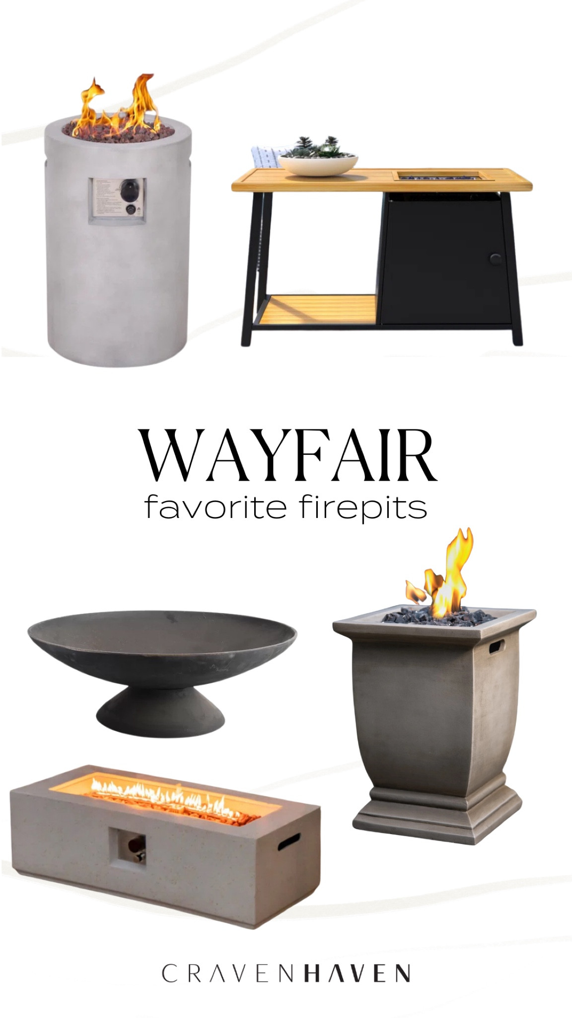 Love my new fire pit table so much! Enjoy patio time well into September with one of these options from Wayfair to keep you warm #ad #wayfair

#LTKSeasonal #LTKHome