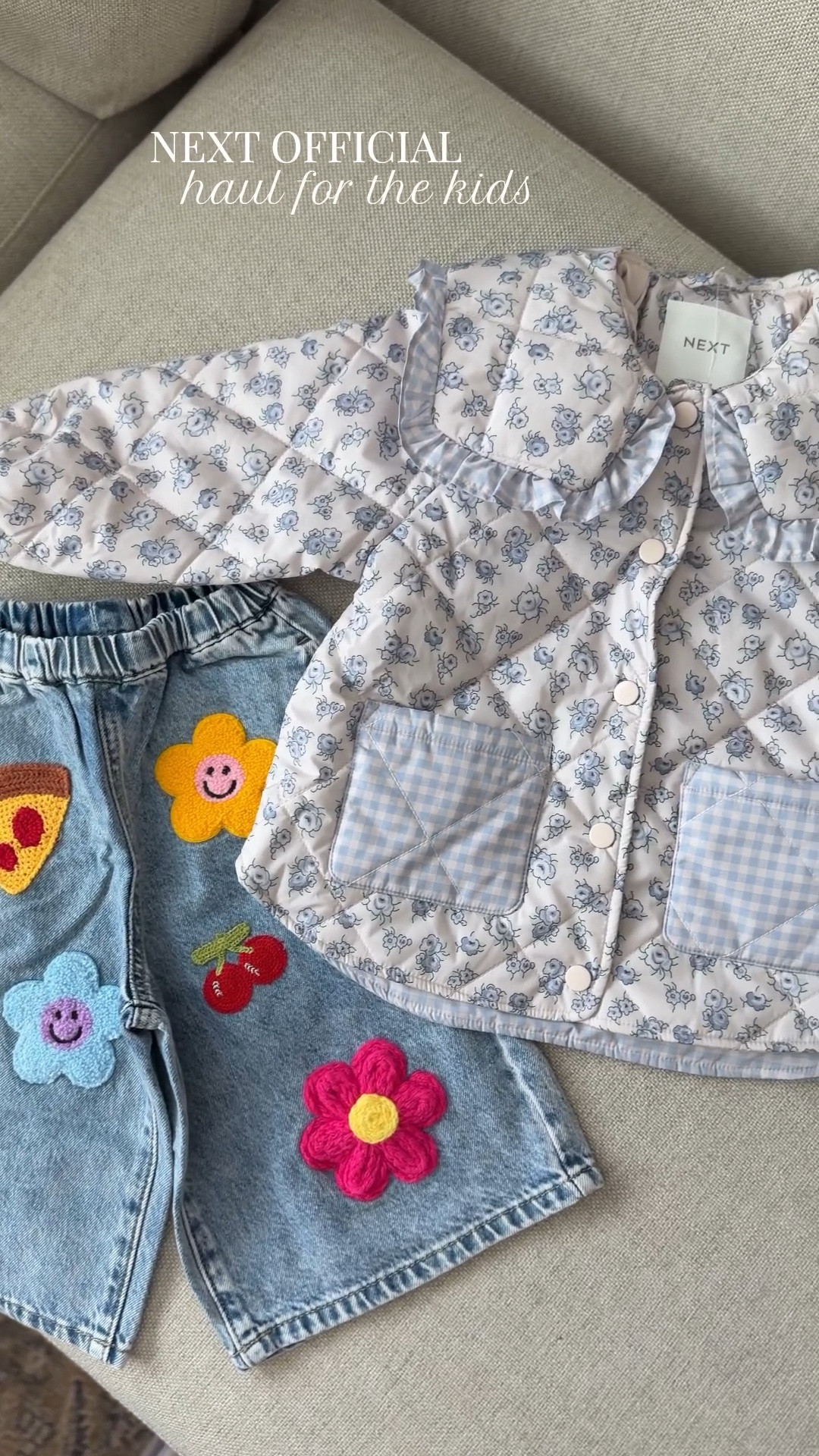 Another next haul!!! Someone take this app away from me! 🙈🙈🙈 Now that Evelyn can walk and truly wear her clothing… it’s game over with the toddler girl department 🤣🤣🙈💘 SO many cute pieces!!! 

Toddler girl, next official, floral and gingham jacket, toddler girl jacket, jeans, embroidered jeans 

#LTKKids