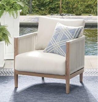 Salina Outdoor Lounge Chair | Grandin Road | Grandin Road
