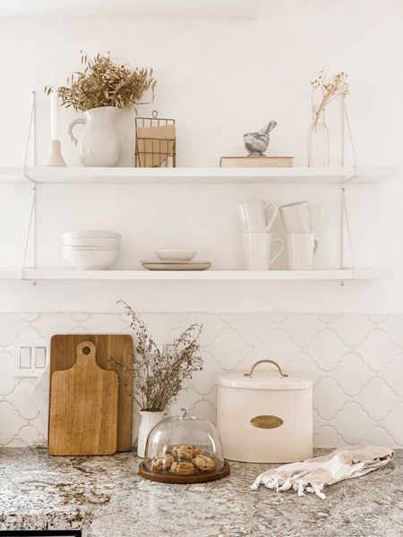 Minimal, organized, kitchen shelves for the baker, the cook and coffee lover! Home is where the heart is! Great valentines gift ideas!

#LTKhome #LTKMostLoved #LTKGiftGuide