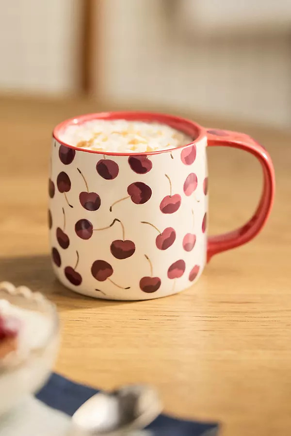 Berry Berry Stoneware Mug | Anthropologie (US)