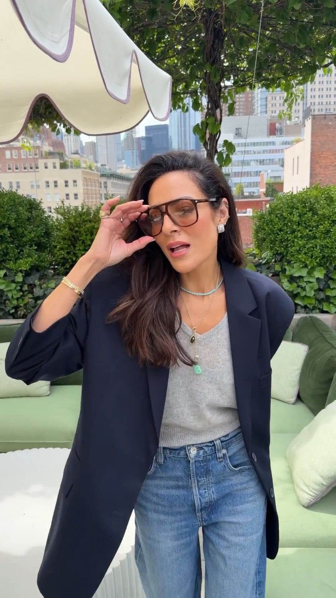 Today’s outfit of the day in NYC for meetings and coffee! 
Use CODE: TAKE20 for Electric picks
Use CODE: 15LUCY for Thatch Jewelry

#LTKOver40 #LTKSeasonal