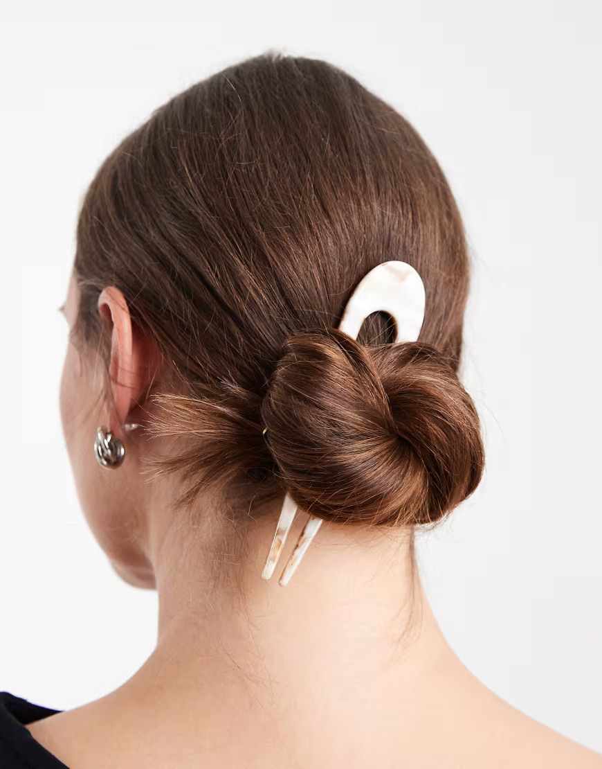 ASOS DESIGN mixed resin French pin in multi | ASOS (Global)