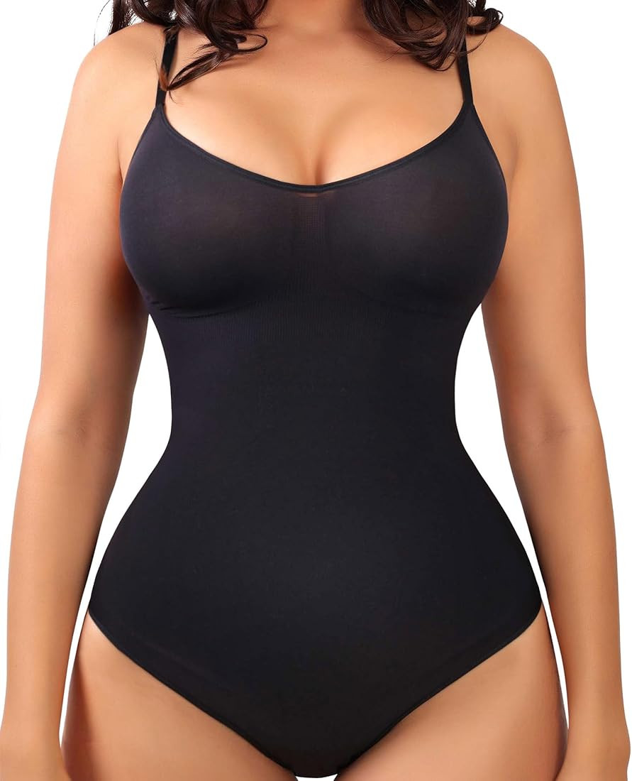 SHAPELLX Bodysuits for Women Tummy Control Shapewear Seamless Sculpting Butt Lifting Shapewear Co... | Amazon (US)