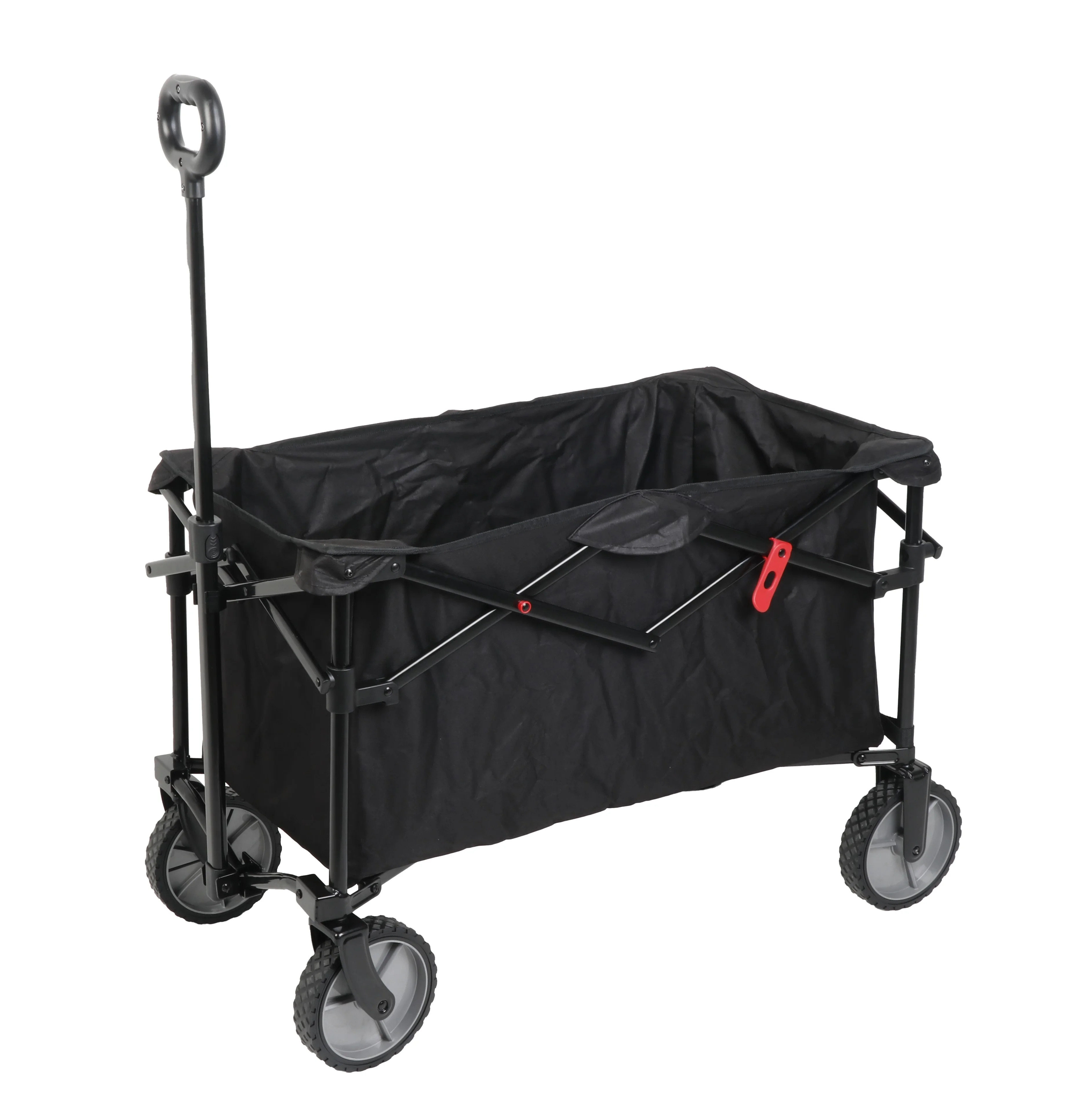 Ozark Trail Multi-Purpose Big Bucket Cart, Black Wagon, 24 inches in Height | Walmart (US)