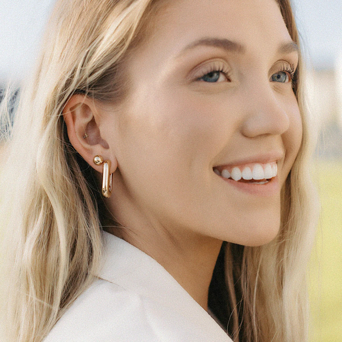 Sol Paperclip Hoop Earrings | Made By Mary | Made By Mary | Made By Mary
