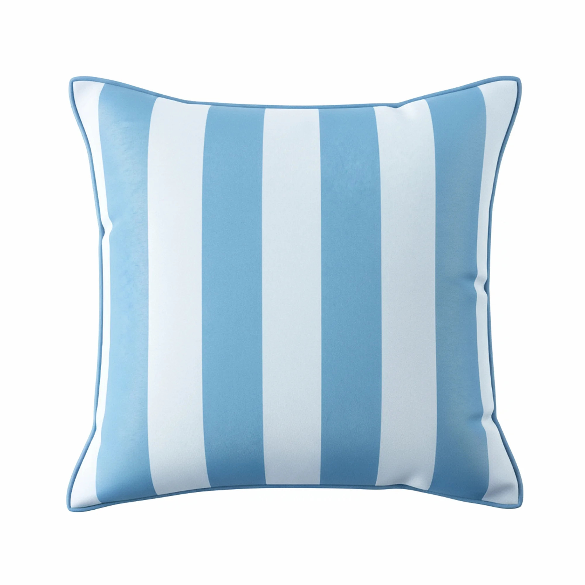 Mainstays 16 in x 16 in Lt Blue Cabana Outdoor Pillow, Light Blue | Walmart (US)