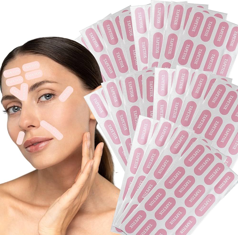 Skin Supervision Facial Tape for Wrinkles, Wrinkle Tape for Face Tapetox Pre-Cut Face Strips for ... | Amazon (US)